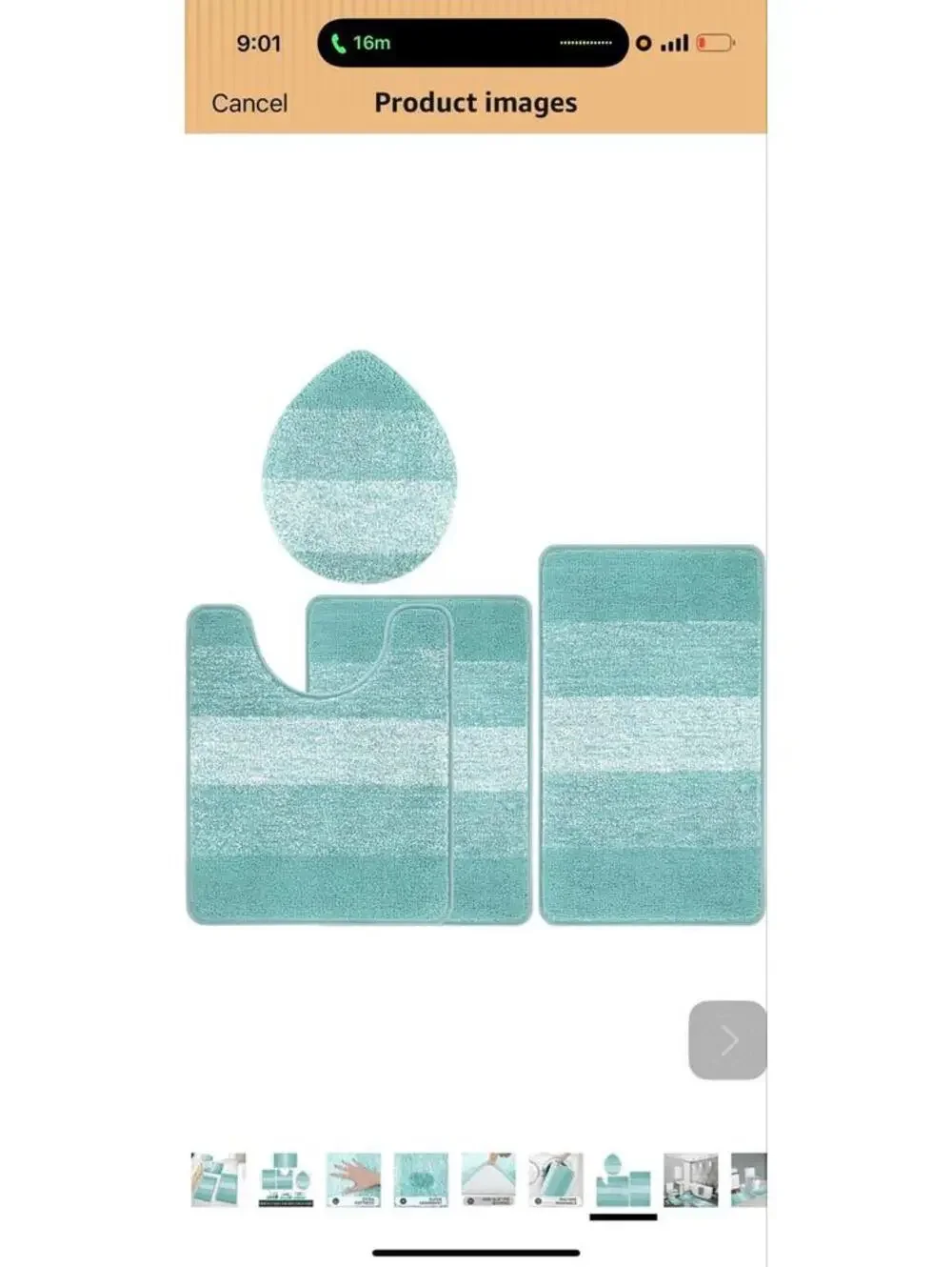 4-Piece Bathroom Rug Set with Extra Softness and Non-Slip Backing